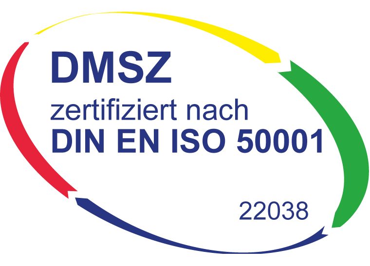'DMSZ zertifiziert nach DIN EN ISO 50001:2018